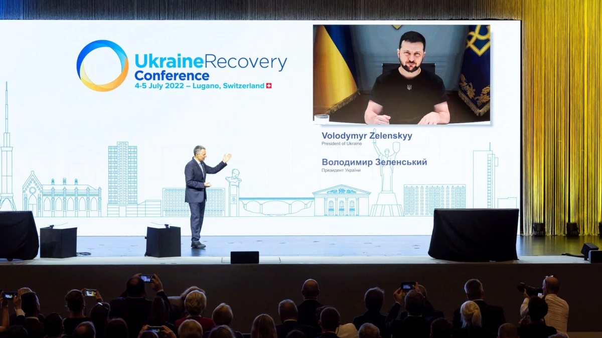 Зеленський анонсував у Лугано національний План відбудови України