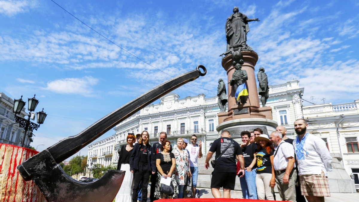 Висловлювання Путіна «ставлять крапку» в питанні пам’ятника Катерині ІІ в Одесі – речник ОВА