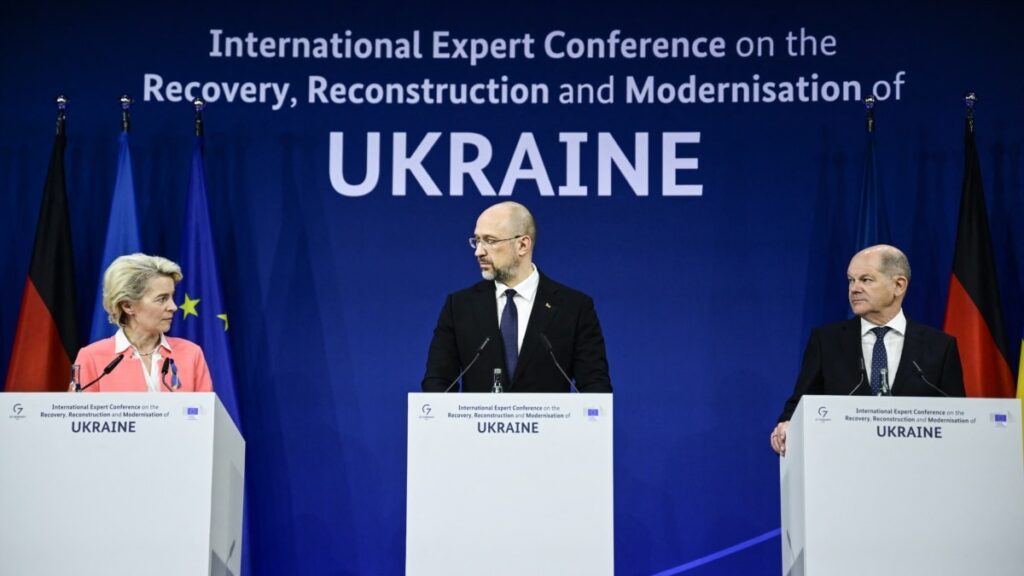 Шольц назвав відбудову України «завданням покоління, виконання якого має розпочатися зараз»