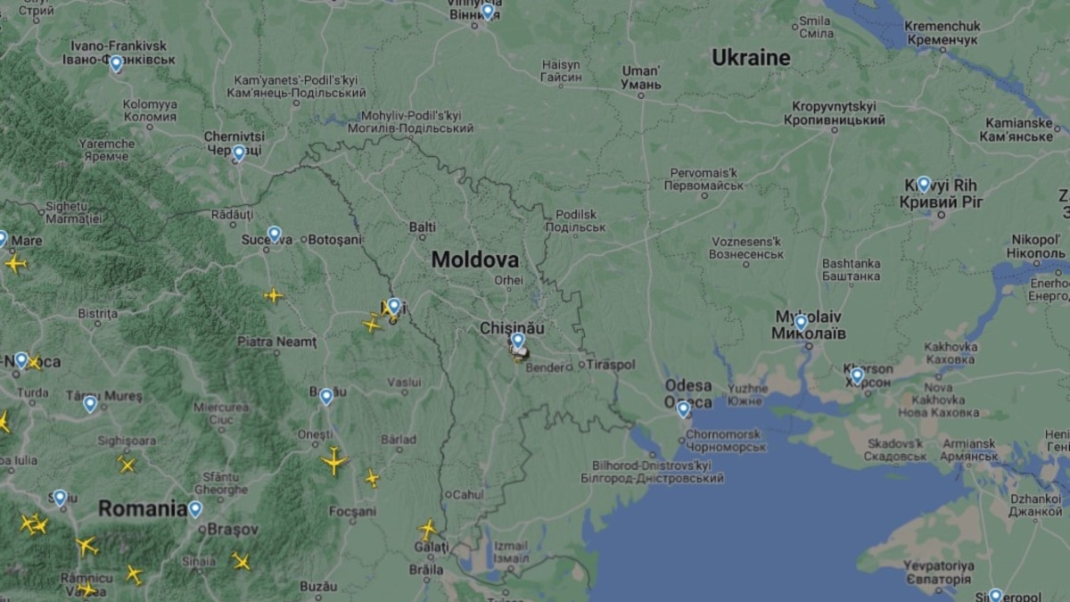 Молдова на годину закривала свій повітряний простір після попередження про можливі провокації РФ