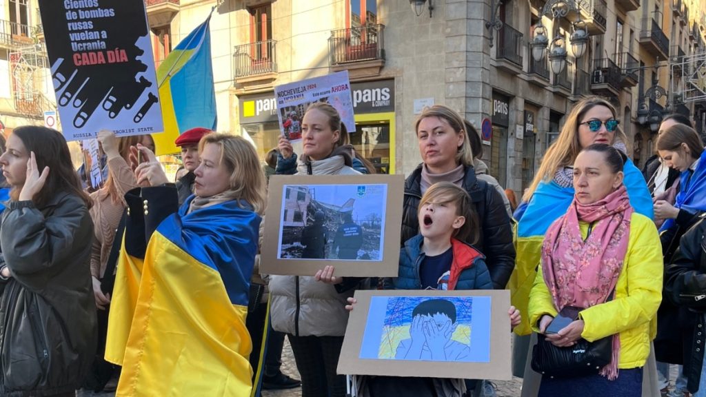 Українці та іспанці в Барселоні вимагали посилити військову підтримку України
