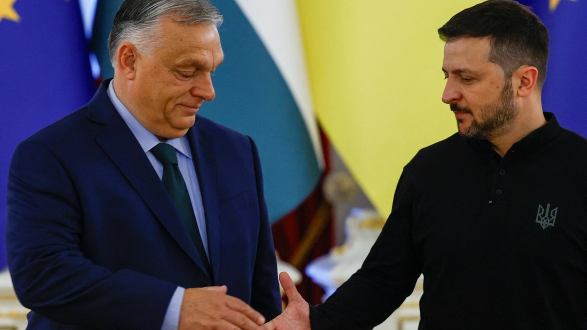 Візит Орбана до Києва. Прем’єр Угорщини пропонує припинити вогонь і домовлятися із Росією про мир
