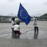 Кий, Щек та Хорив підняли прапор Євросоюзу