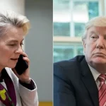 Президентка Єврокомісії повідомила про розмову з Трампом щодо санкцій проти РФ