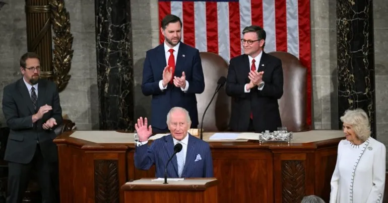 Король Чарльз під час промови у Конгресі США згадав про Україну